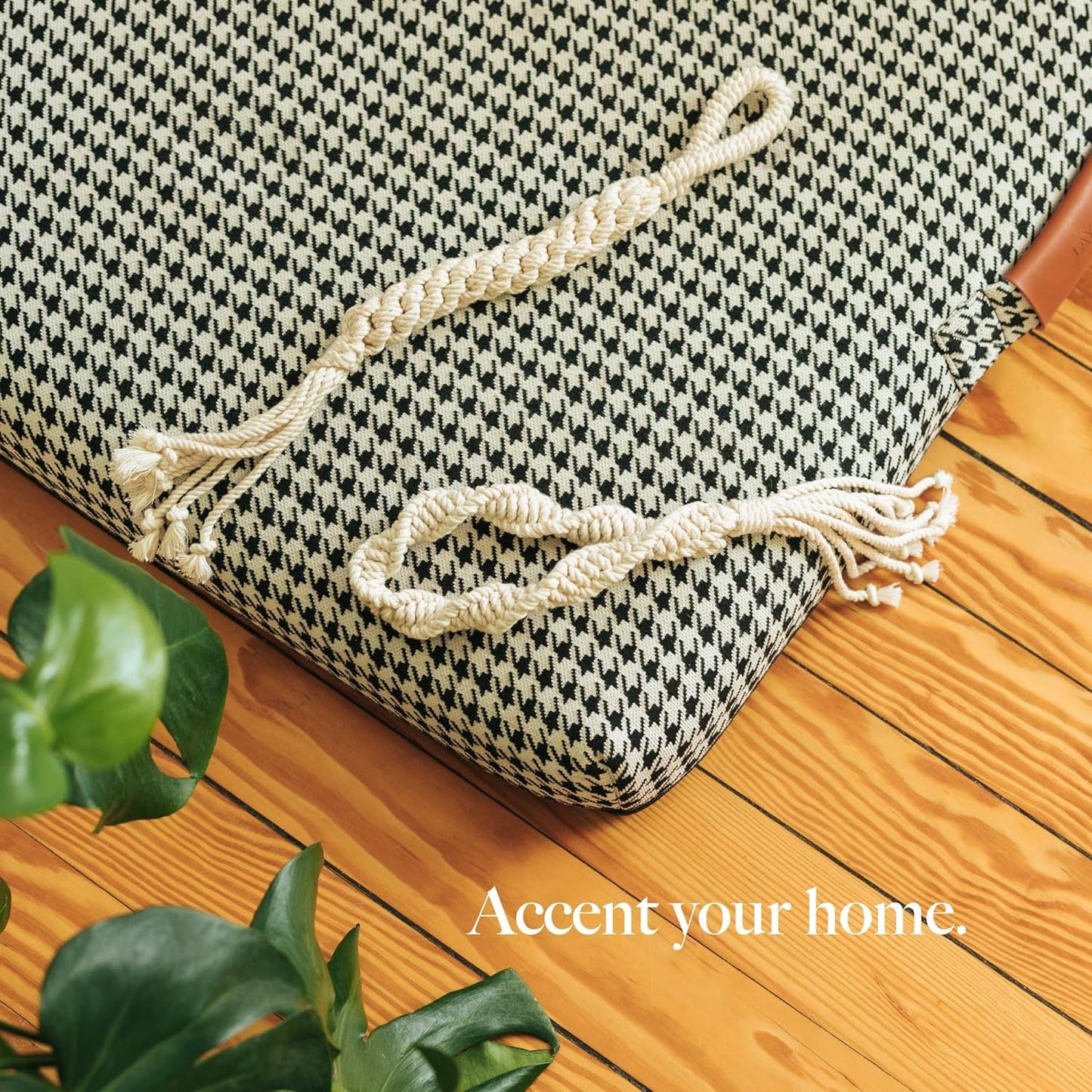 Natural, Non-Toxic Cotton Rope Toys for Small and Medium Dogs | 2-Pack | Durable & Eco-Friendly | Unique Boho Designs with Handle | Interactive Dog Toy