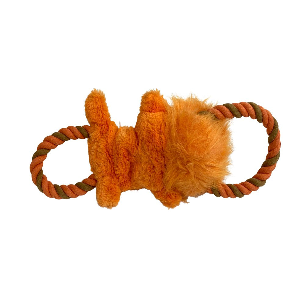 Vibrant Life Cozy Buddy with Rope Dog Toy, Pull and Crinkle, Orange Tamarin Monkey Animals & Pet Supplies > Pet Supplies > Dog Supplies > Dog Toys Wal-Mart Stores, Inc.   