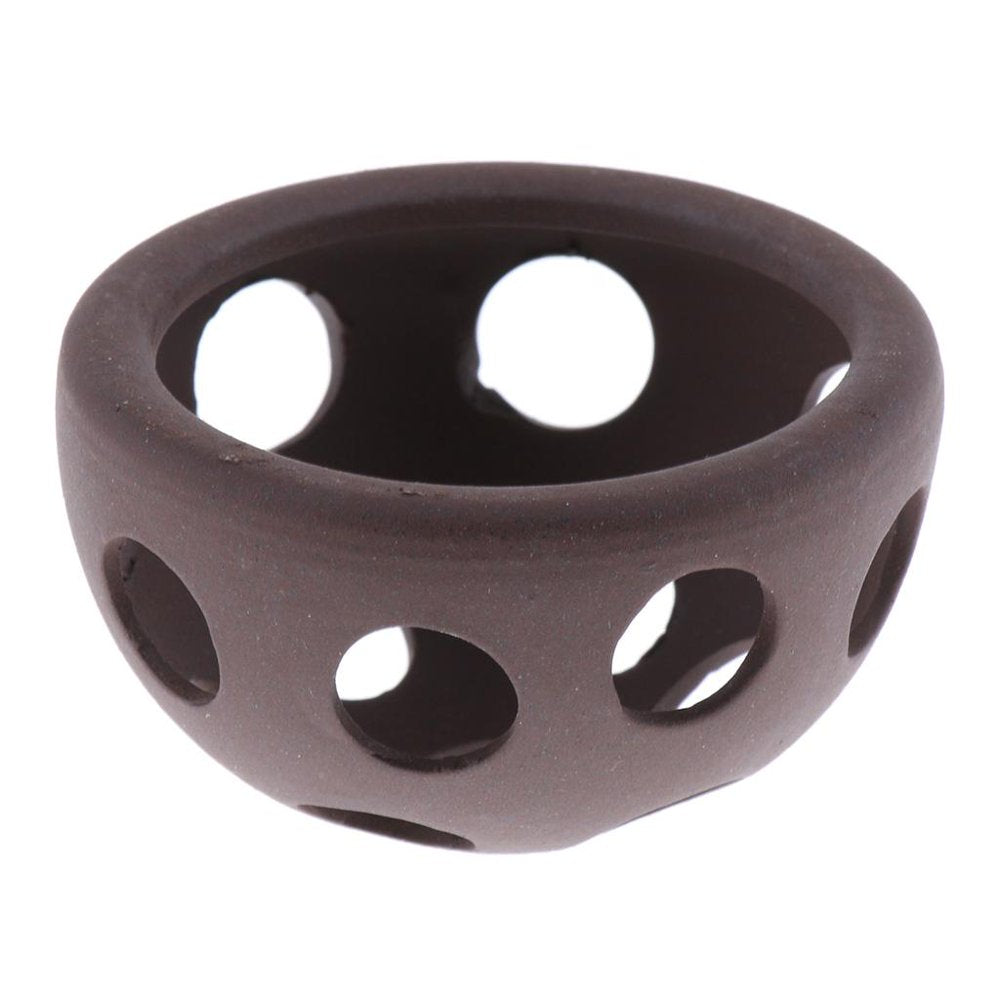 Ceramic Reptile Cave, Hiding Habitat Terra Decoration Ornament for Small Turtles Amphibians Fish, Various Shapes Optional Half Ball Animals & Pet Supplies > Pet Supplies > Reptile & Amphibian Supplies > Reptile & Amphibian Habitats FITYLE