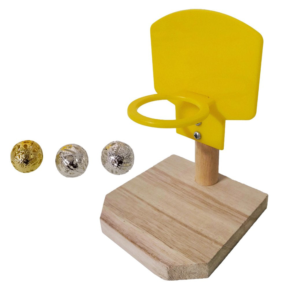 SPRING PARK Bird Toys, Bird Trick Tabletop Toys, Training Basketball Toys Sets, Parrot Chew Ball Foraing Toys, Education Play Gym Playground Activity Cage Foot Toys Animals & Pet Supplies > Pet Supplies > Bird Supplies > Bird Gyms & Playstands SPRING PARK