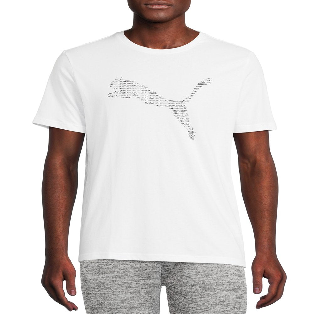 Puma Men'S Basic Cat Logo Tee T-Shirt, up to Size 2XL Animals & Pet Supplies > Pet Supplies > Cat Supplies > Cat Apparel Puma Puma White 2XL