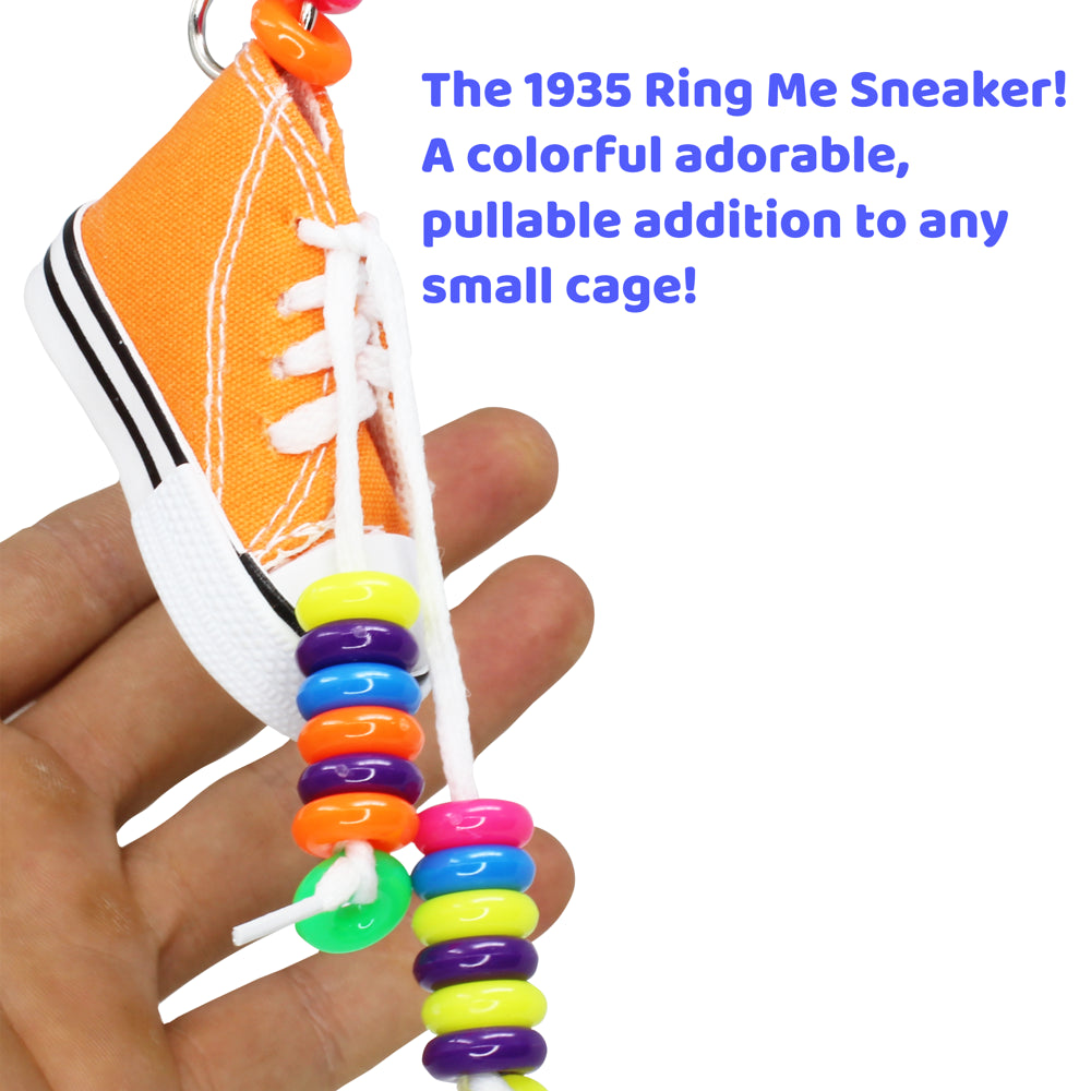 Bonka Bird Toys 1935 Ring Me Sneaker Bird Toy. Animals & Pet Supplies > Pet Supplies > Bird Supplies > Bird Gyms & Playstands Bonka Bird Toys
