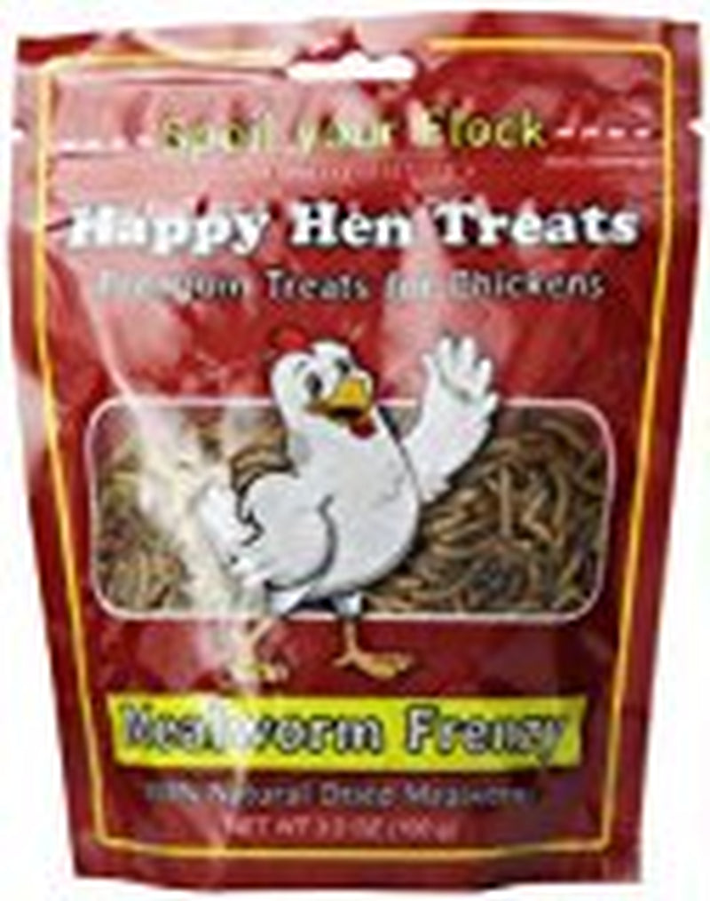 Durvet-Happy Hen D-Mealworm Frenzy Chicken Treats 3.5 Ounce 089-17005 Animals & Pet Supplies > Pet Supplies > Bird Supplies > Bird Treats DURVET - HAPPY HEN D