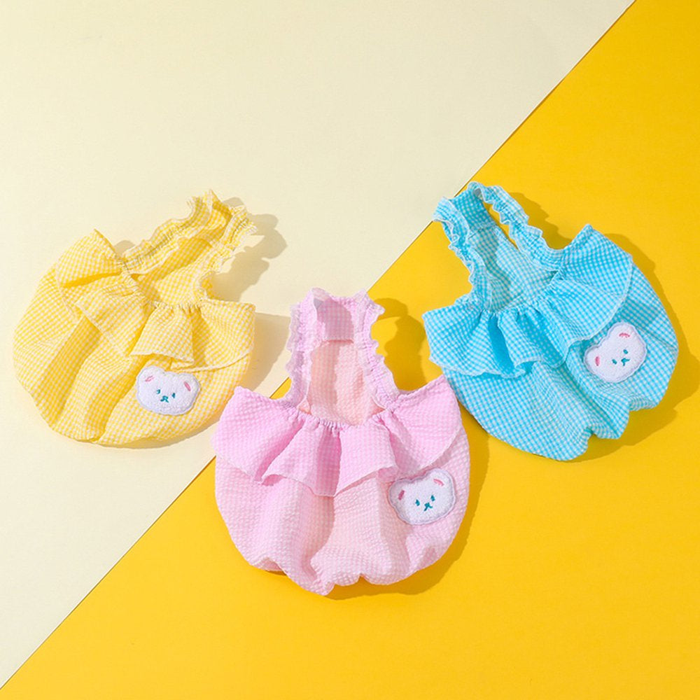 Walbest Pet Dog Dresses for Small Dogs Cute Girl Female Dog Dress Puppy Shirt Skirt Doggie Dresses Pet Summer Clothes Apparel for XS-XL Dogs and Cats Animals & Pet Supplies > Pet Supplies > Cat Supplies > Cat Apparel Walbest