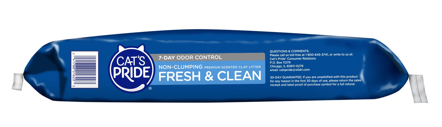 Cat'S Pride Fresh & Clean Scented Non-Clumping Cat Litter, 20-Pound Bag Animals & Pet Supplies > Pet Supplies > Cat Supplies > Cat Litter Oil Dri Corporation of America