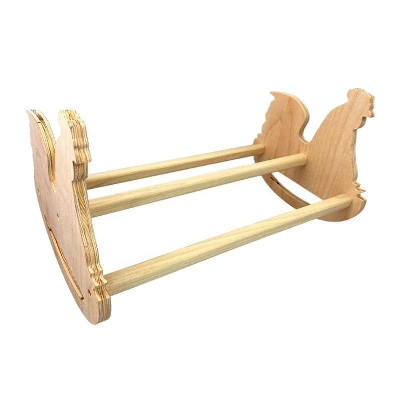 Parrot Playstand Bird Playground Wood Perch Gym Training Stand Playpen Bird Toys Exercise Playgym for Parakeet Conure Cockatiel Animals & Pet Supplies > Pet Supplies > Bird Supplies > Bird Gyms & Playstands Magideal Chicken Shape