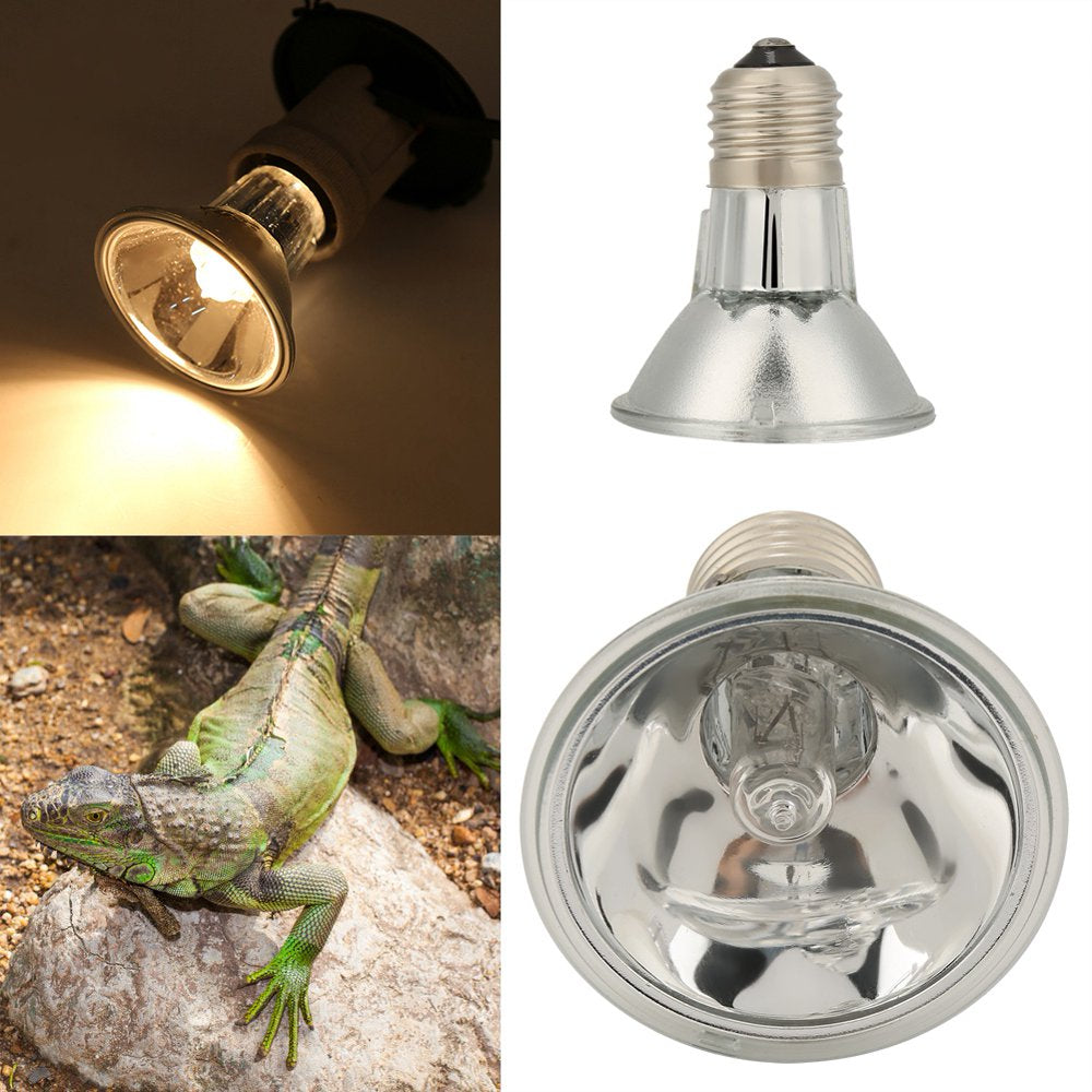 UVB Reptile Light, Reptile Light, Flat-Faced Design Light Reptile Halogen Spotlights for Amphibians for Lizard Reptiles Animals & Pet Supplies > Pet Supplies > Reptile & Amphibian Supplies > Reptile & Amphibian Habitat Heating & Lighting Domqga