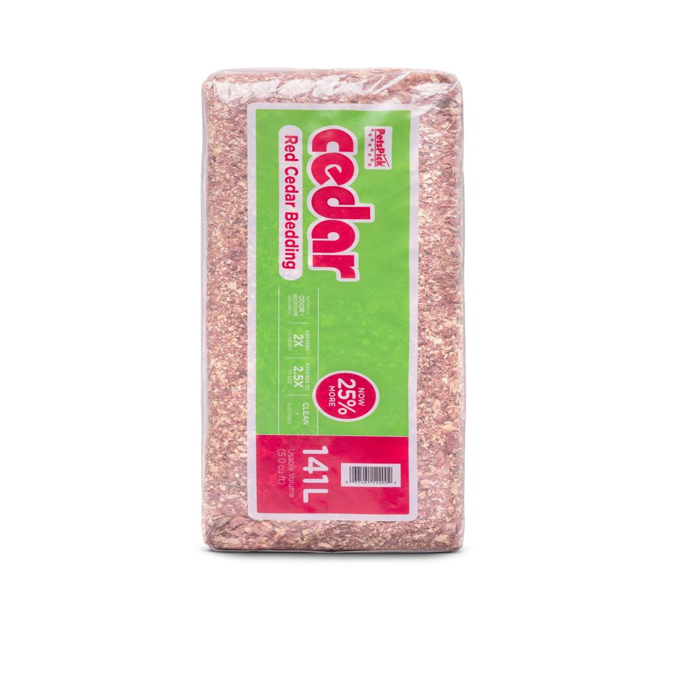 Pets Pick Red Cedar Fresh Bedding for Small Animals, Livestock, Dogs, 2 CF Expands to 5 CF Animals & Pet Supplies > Pet Supplies > Small Animal Supplies > Small Animal Bedding AMERICAN WOOD FIBERS, INC.
