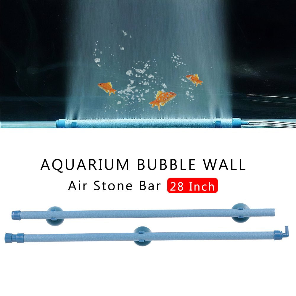 MABOTO Aquarium Bubble Wall Air Stone Bar 14 Inch Fish Tank Bubble Wall Air Diffuser Household Tool Animals & Pet Supplies > Pet Supplies > Fish Supplies > Aquarium Air Stones & Diffusers Maboto Blue-28 Inch