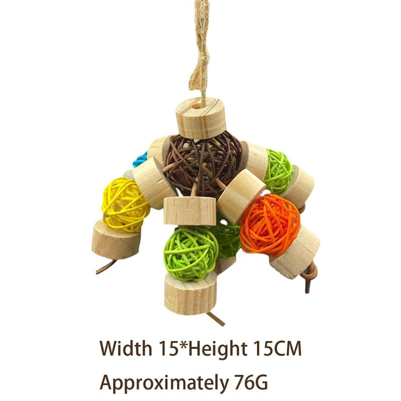 Ardorlove Colorful Bird Toys for Parrot Chewing Toys Cockatiel African Grey Parrot Birds Toys Animals & Pet Supplies > Pet Supplies > Bird Supplies > Bird Toys Ardorlove A