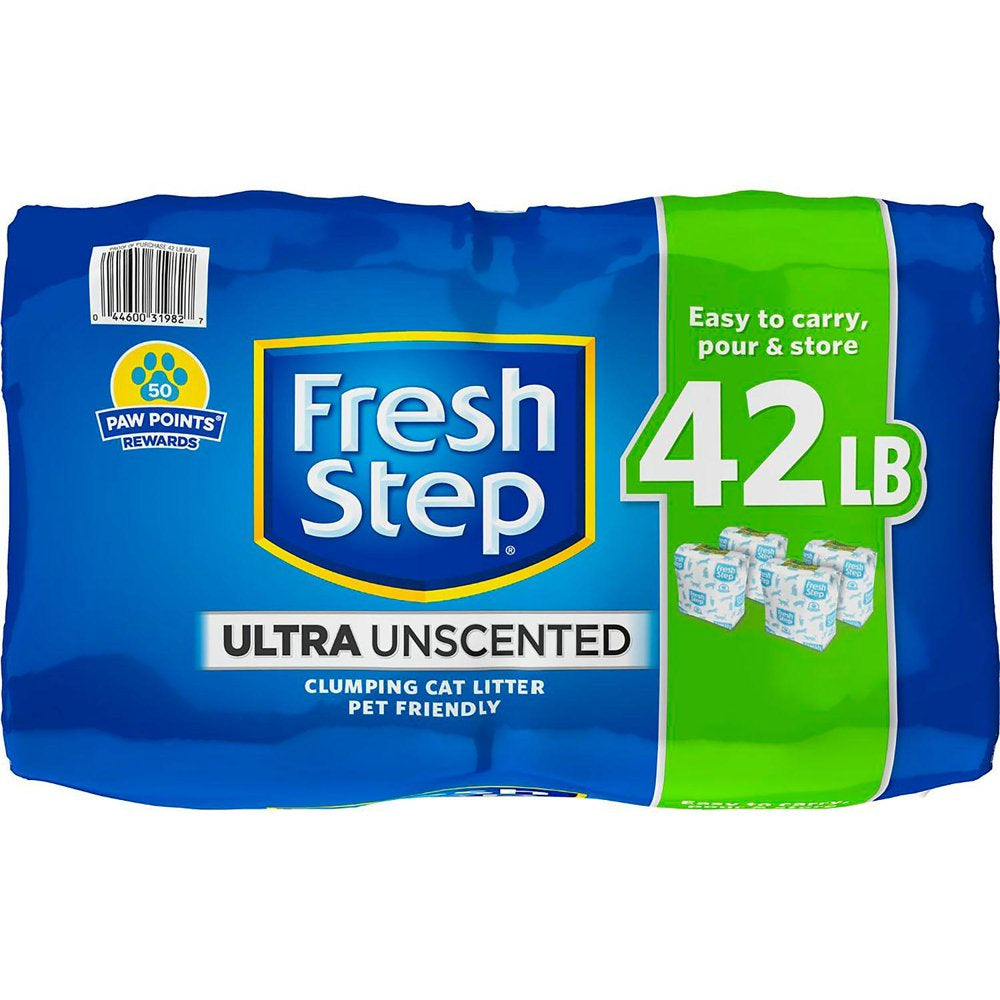 Clorox Petcare Products Fresh Step Ultra Unscented Litter 42 Pound Animals & Pet Supplies > Pet Supplies > Cat Supplies > Cat Litter Clorox Petcare Products