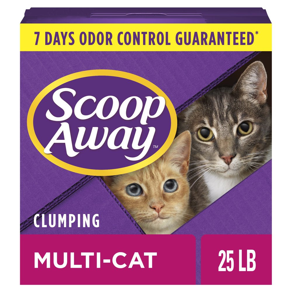 Scoop Away Multi-Cat, Scented Cat Litter Animals & Pet Supplies > Pet Supplies > Cat Supplies > Cat Litter The Clorox Company 25 lbs