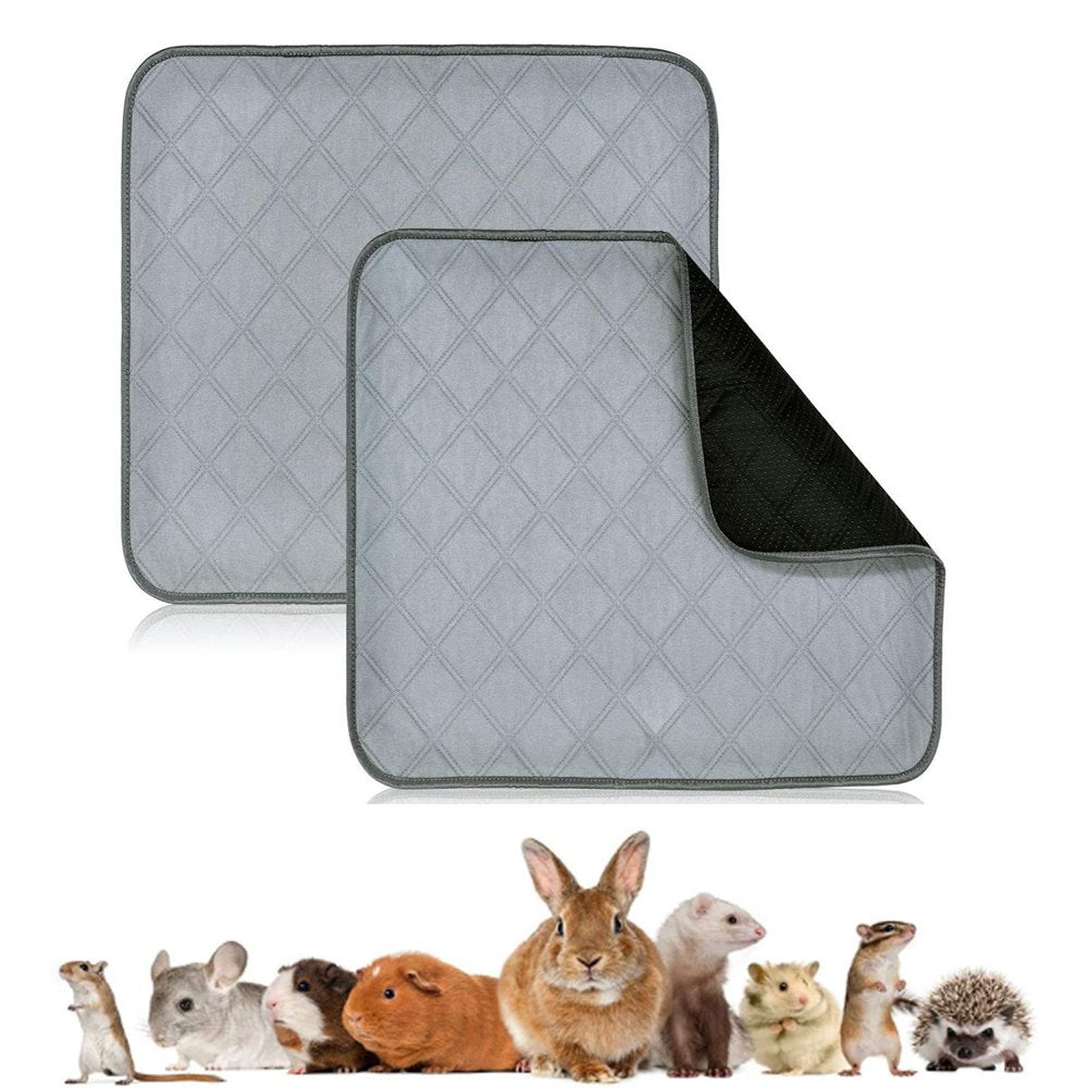 Luxtrada 2 Pack Guinea Pig Cage Liners Waterproof Reusable& anti Slip Guinea Pig Bedding Super Absorbent Pee Pad for Small Animals Animals & Pet Supplies > Pet Supplies > Small Animal Supplies > Small Animal Bedding Luxtrada 2  