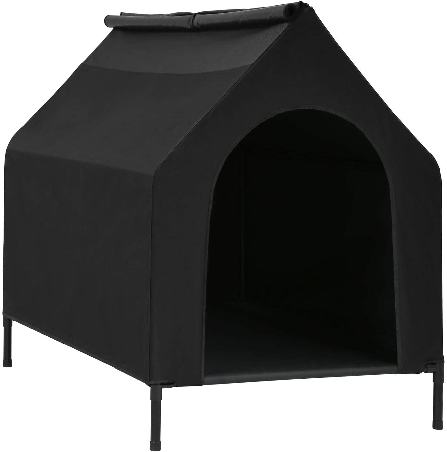 Indoor Outdoor Dog House Big Dog House Plastic Dog Houses for Small Medium Large Dogs 32 Inch High All Weather Dog House with Base Support for Winter Tough Durable House with Air Vents Elevated Floor Animals & Pet Supplies > Pet Supplies > Dog Supplies > Dog Houses Bestpet L