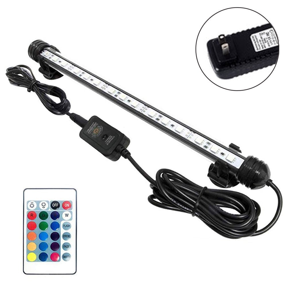 Submersible LED Aquarium Lights, Aquarium Lights with Timed Automatic On/Off, LED Strips for Fish Tanks, Animals & Pet Supplies > Pet Supplies > Fish Supplies > Aquarium Lighting Foeses 28 cm