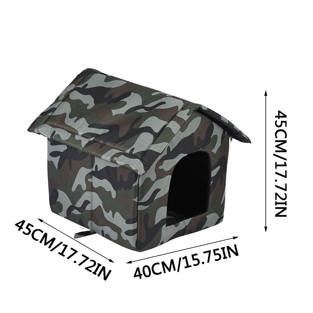 Black Friday! Rdeuod Pet Supplies Outdoor Waterproof Oxford Cloth Kennel Cat Kennel Dog Bed Pet Bed Stray Cat Kennel Pet Pet Bed Animals & Pet Supplies > Pet Supplies > Cat Supplies > Cat Beds Rdeuod