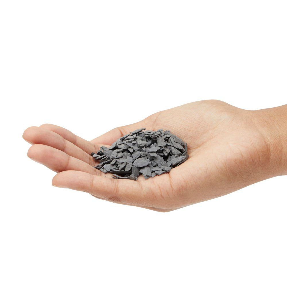 Natural Grey Slate Rocks Stones for Gardening, Aquarium, Landscapes, Reptiles, Terrarium, Pond Accessories, 2 Lb., 0.4-0.75 In. Animals & Pet Supplies > Pet Supplies > Reptile & Amphibian Supplies > Reptile & Amphibian Habitat Accessories Juvo Plus