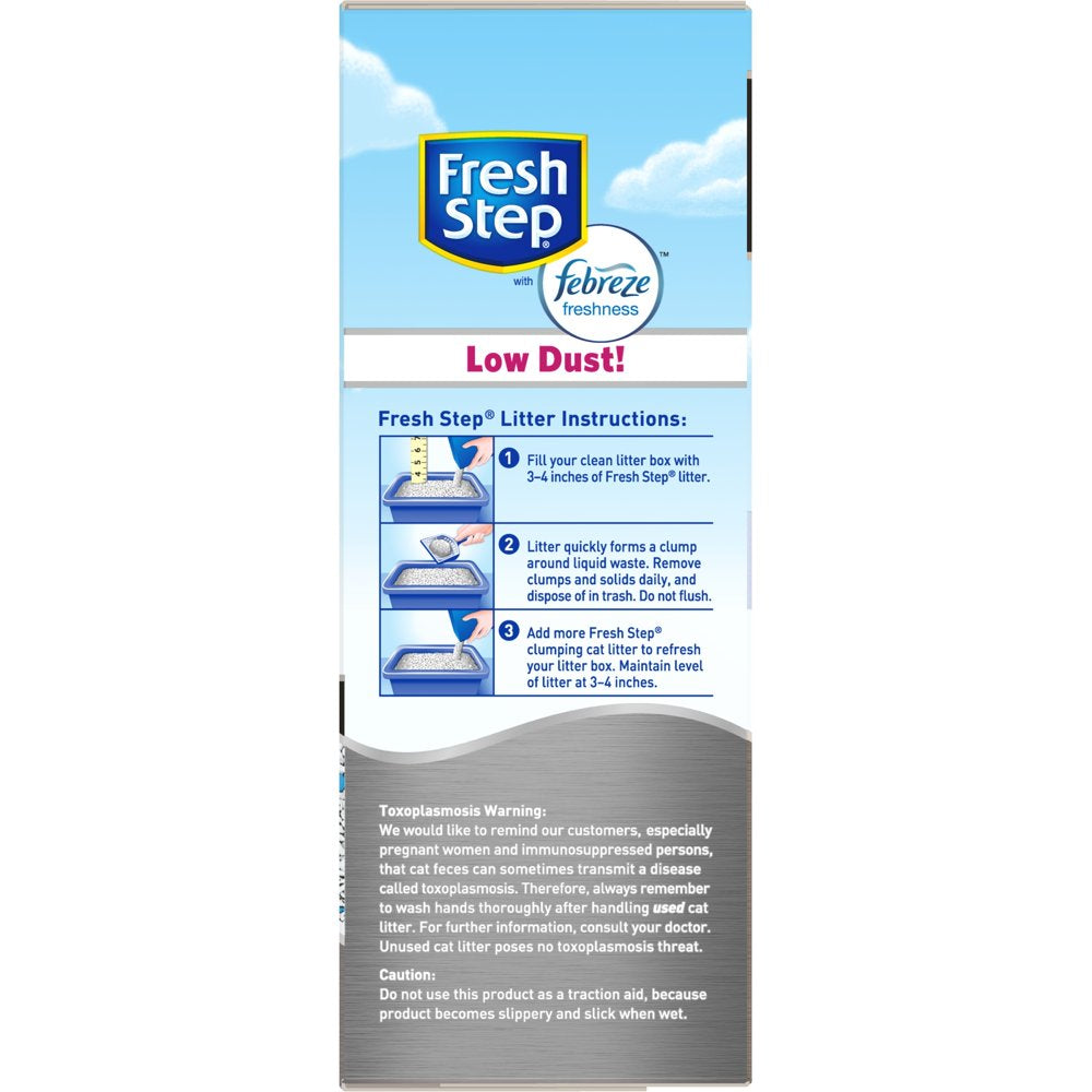 Fresh Step Lightweight Extreme Scented Litter with the Power of Febreze, Clumping Cat Litter, 8.6 Pounds Animals & Pet Supplies > Pet Supplies > Cat Supplies > Cat Litter The Clorox Company