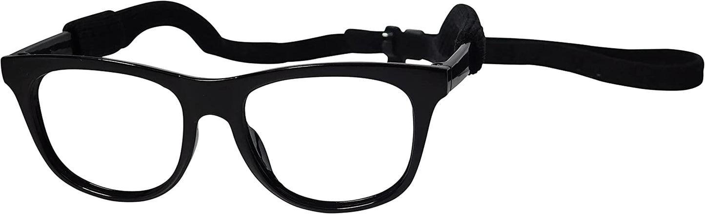 G003 Dog Pet round Costume Prop Glasses Sunglasses Medium Breeds 18-40Lbs (Round Black-Clear Lens) Animals & Pet Supplies > Pet Supplies > Dog Supplies > Dog Apparel Style Vault 80s Black-clear lens