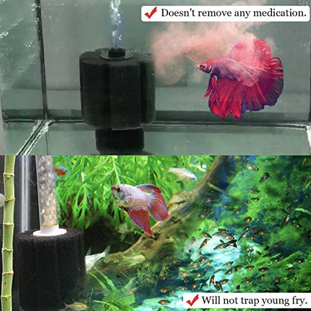 Biochemical Sponge Betta Filter for Aquarium Suitable for Fry & Small Fish Animals & Pet Supplies > Pet Supplies > Fish Supplies > Aquarium Filters Sonorilo