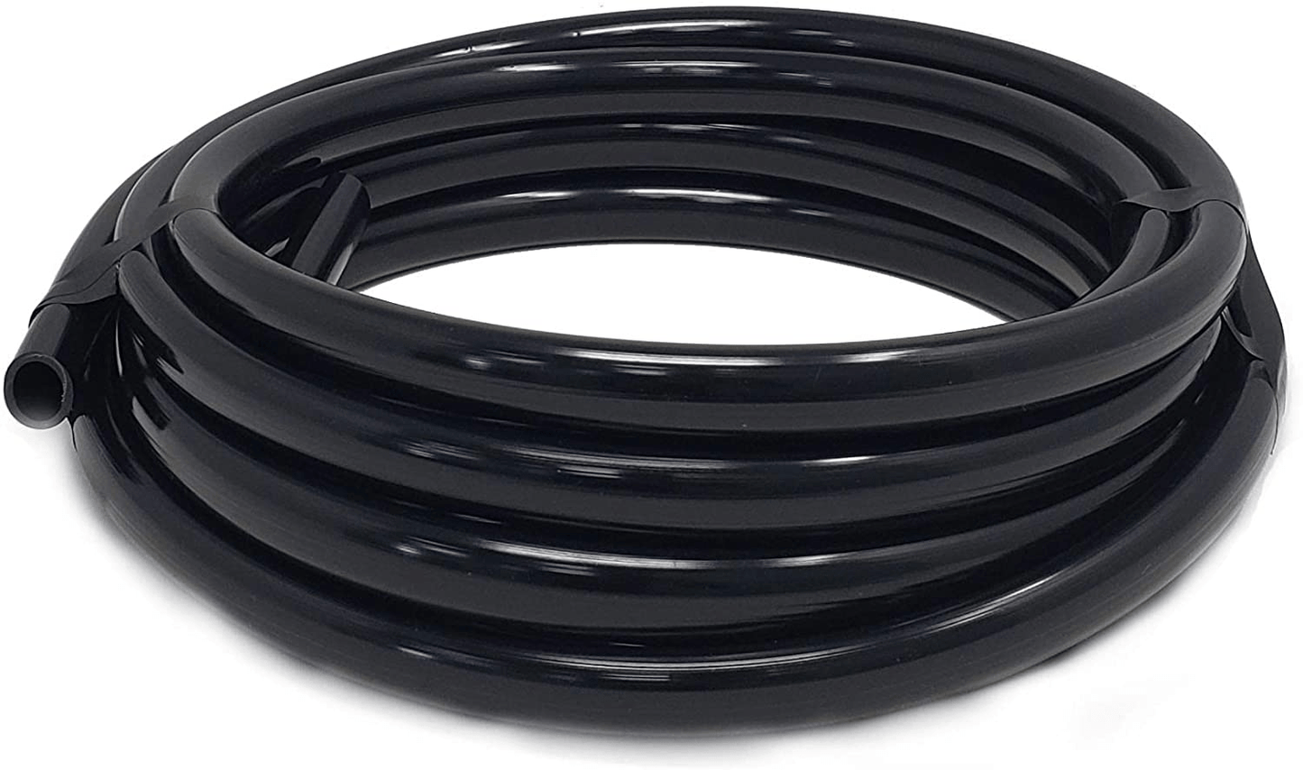 1/2 Inch Vinyl Pond Tubing, 20 FT, Black, Made in USA, UV Resistant, Fish Safe Animals & Pet Supplies > Pet Supplies > Fish Supplies > Aquarium & Pond Tubing Sealproof