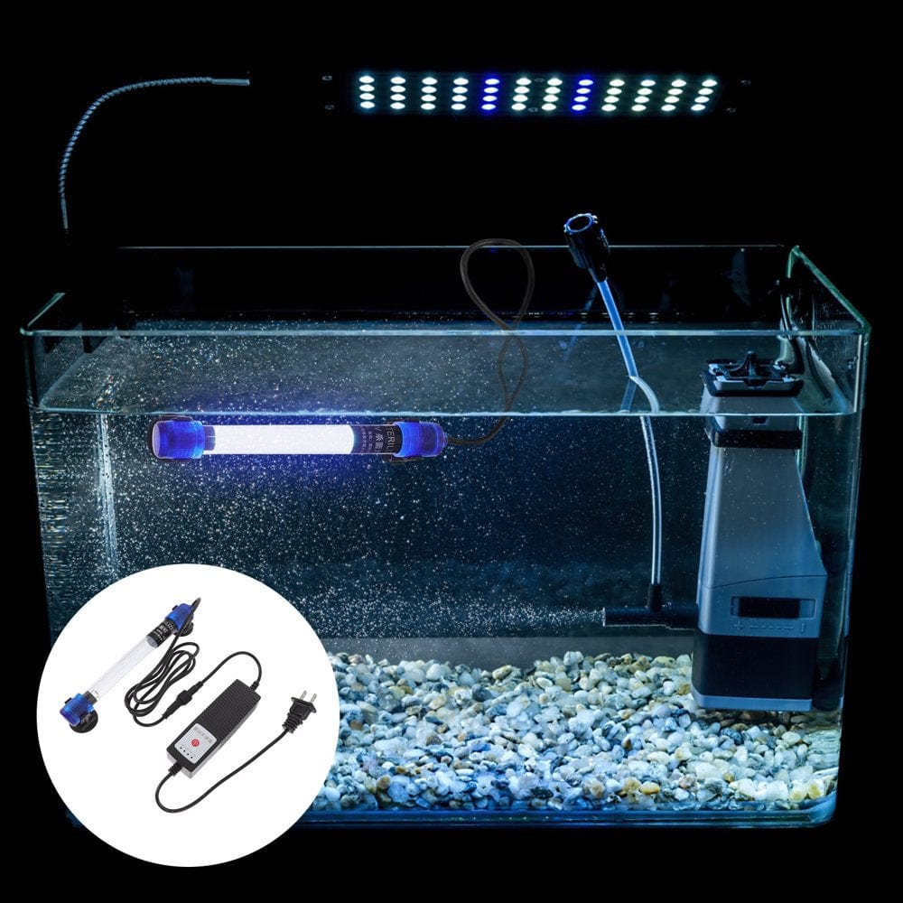1 Set Aquarium Submersible UV Light Sterilizer Light for Fish Tank (US Plug) Animals & Pet Supplies > Pet Supplies > Fish Supplies > Aquarium Lighting NUOLUX