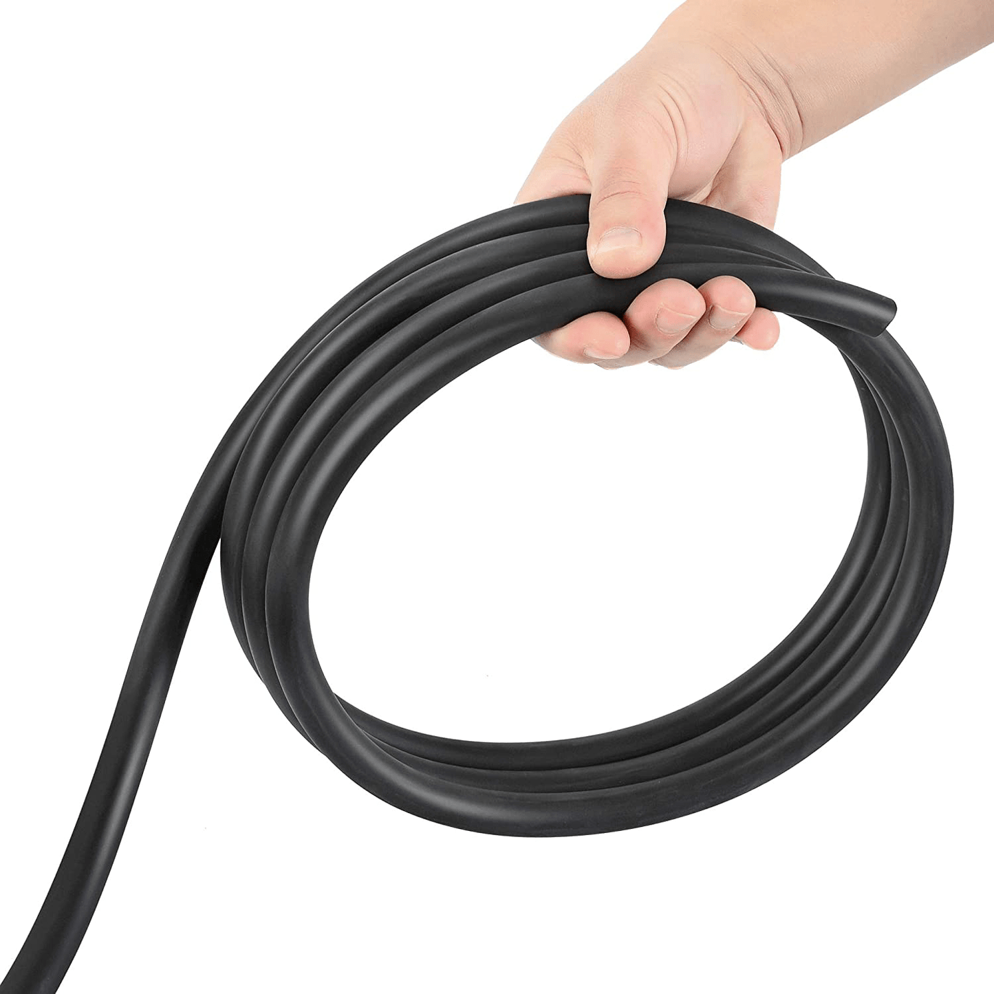 100 Feet ⅜ Inch Self Sinking Aeration Hose with Two Stainless Steel Hose Clamps and Two Menders for Easy Installation - Contractor Grade Weighted Air Line Tubing for Pond Water Lake Plumbing Animals & Pet Supplies > Pet Supplies > Fish Supplies > Aquarium & Pond Tubing LOSTRONAUT