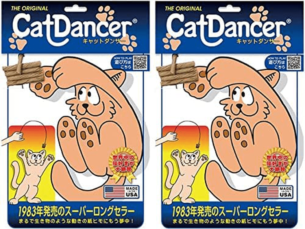 101 Cat Dancer Interactive Cat Toy Animals & Pet Supplies > Pet Supplies > Cat Supplies > Cat Toys Cat Dancer Products 2 Pack