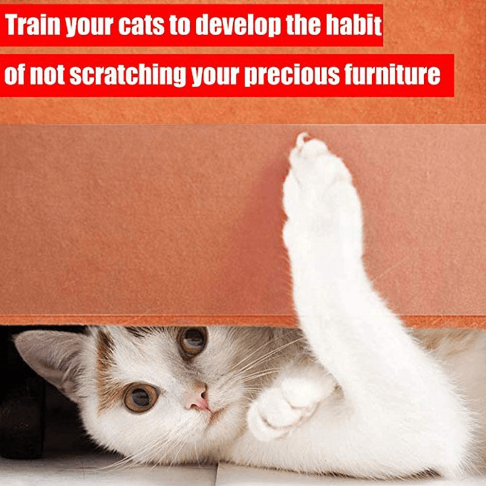 10Pack Cat Scratcher, Cat Scratch Deterrent Tape, Cat Repellent for Furniture, Cat Couch Protector, Cat Scratching Pad, Cat Training Tape, Protector for Couch, Carpet, Doors, Pet & Kid Safe Animals & Pet Supplies > Pet Supplies > Cat Supplies > Cat Furniture THLHKD