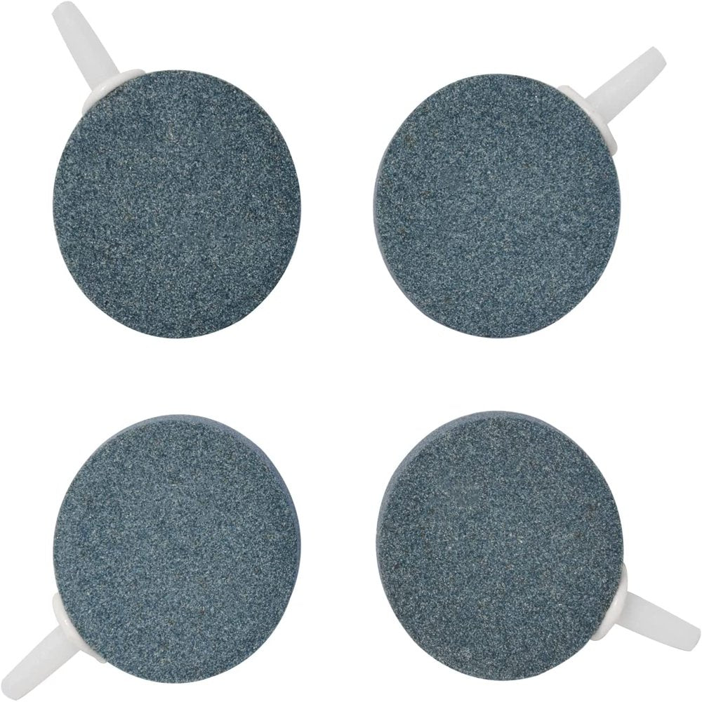Aquarium 1.5 Inch Air Stone Disc Bubble Diffuser Release Tool for Air Pumps Fish Tanks Buckets Small Ponds and DWC Reservoirs, 4 Pack Animals & Pet Supplies > Pet Supplies > Fish Supplies > Aquarium & Pond Tubing PillyBalla 4 Pack