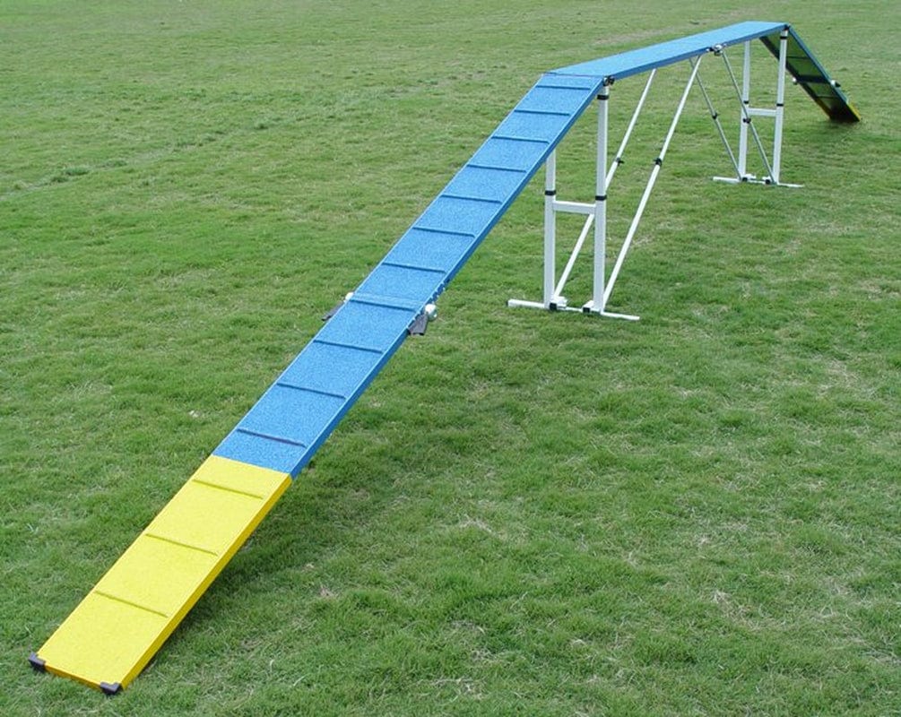 12' Dog Agility Dog Walk, Aluminum with Rubber Surface Animals & Pet Supplies > Pet Supplies > Dog Supplies > Dog Treadmills Dogsport