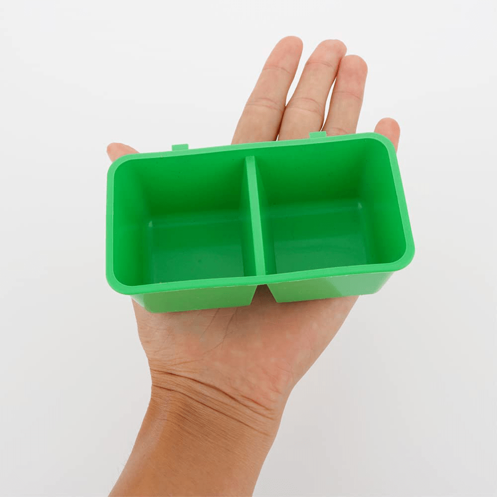 12 Pcs Bird Plastic Feeder, 2-In-1 Double Trough Bird Seed Food Feeding Dish for Poultry Pigeon Parrot Parakeet Budgie Cage Animals & Pet Supplies > Pet Supplies > Bird Supplies > Bird Cage Accessories DQITJ