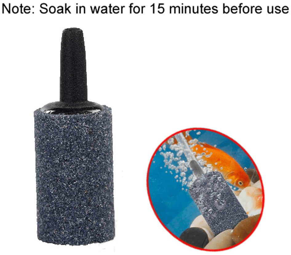 12 Pieces Fish Tank Bubble Air Stone Aquarium Bubble Air Stone Cylinder Bubble Diffuser Air Stones Fit for 4Mm Inner Diameter Hose, Gray Animals & Pet Supplies > Pet Supplies > Fish Supplies > Aquarium Air Stones & Diffusers lasenersm