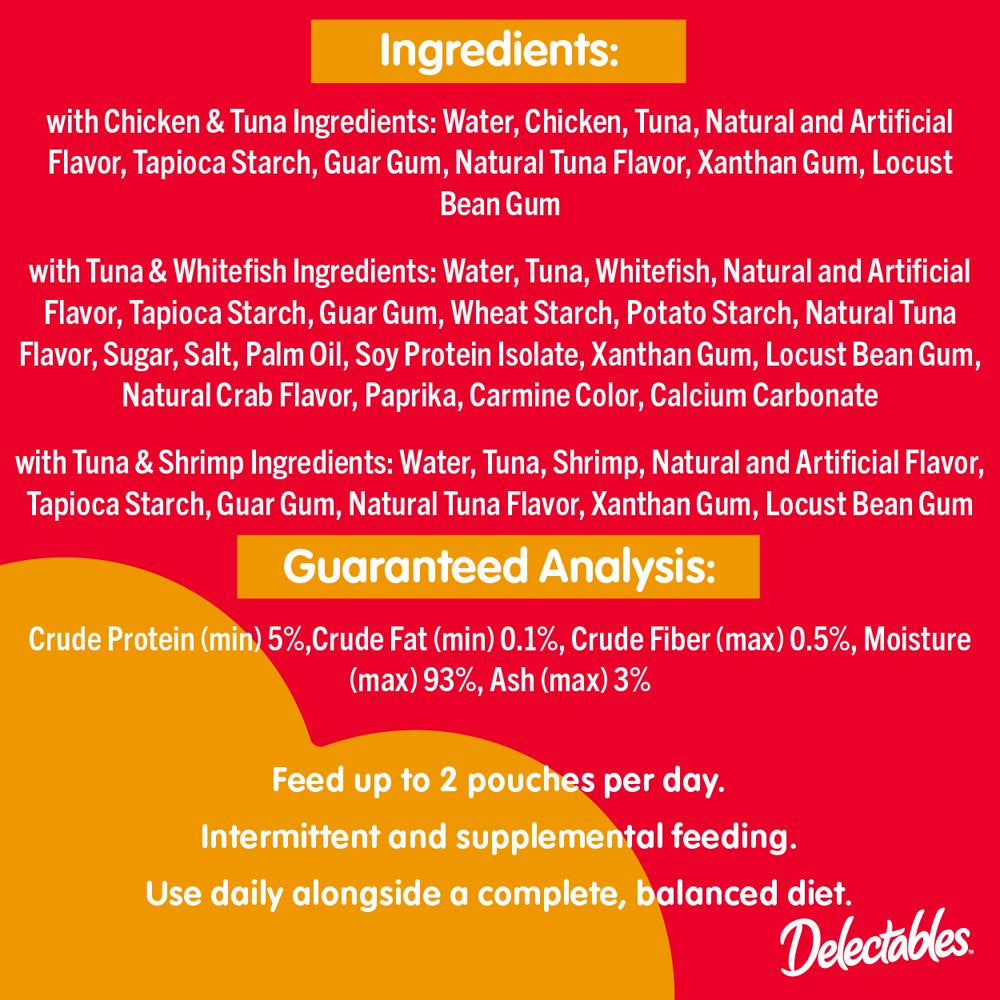 Hartz Delectables Stew Lickable Wet Cat Treats Variety Pack, 30 Count Animals & Pet Supplies > Pet Supplies > Cat Supplies > Cat Treats Hartz