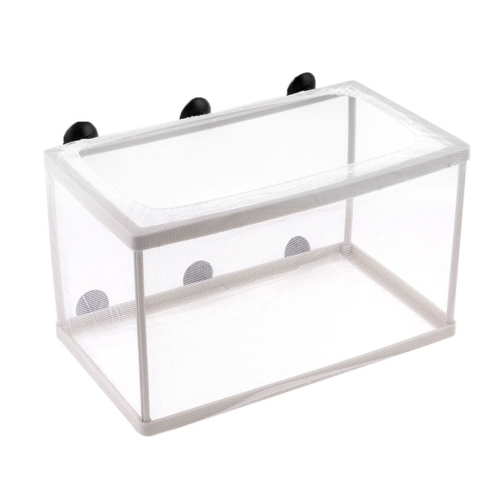 Fish Tank Plastic Frame Net Fry Hatchery Breeder W 6 X Suction Cups Animals & Pet Supplies > Pet Supplies > Fish Supplies > Aquarium Fish Nets Unique Bargains