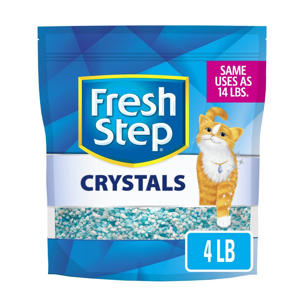Fresh Step Crystals, Premium Cat Litter, Scented, 8 Pounds Animals & Pet Supplies > Pet Supplies > Cat Supplies > Cat Litter The Clorox Company 4 lbs