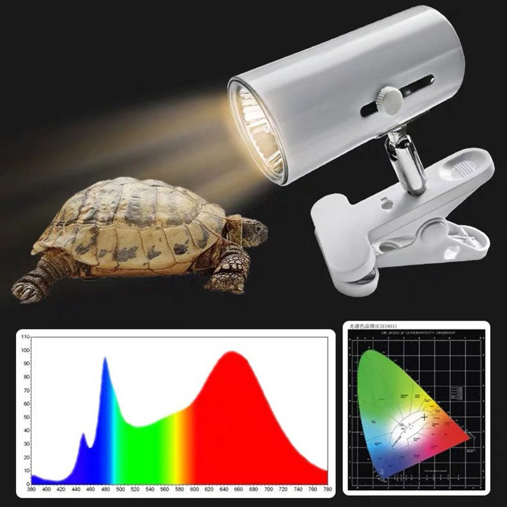 Aktudy Reptile Lamp Pet Amphibians Lizards Heat Bulb Turtle Basking UV Light (25W) Aktudy
