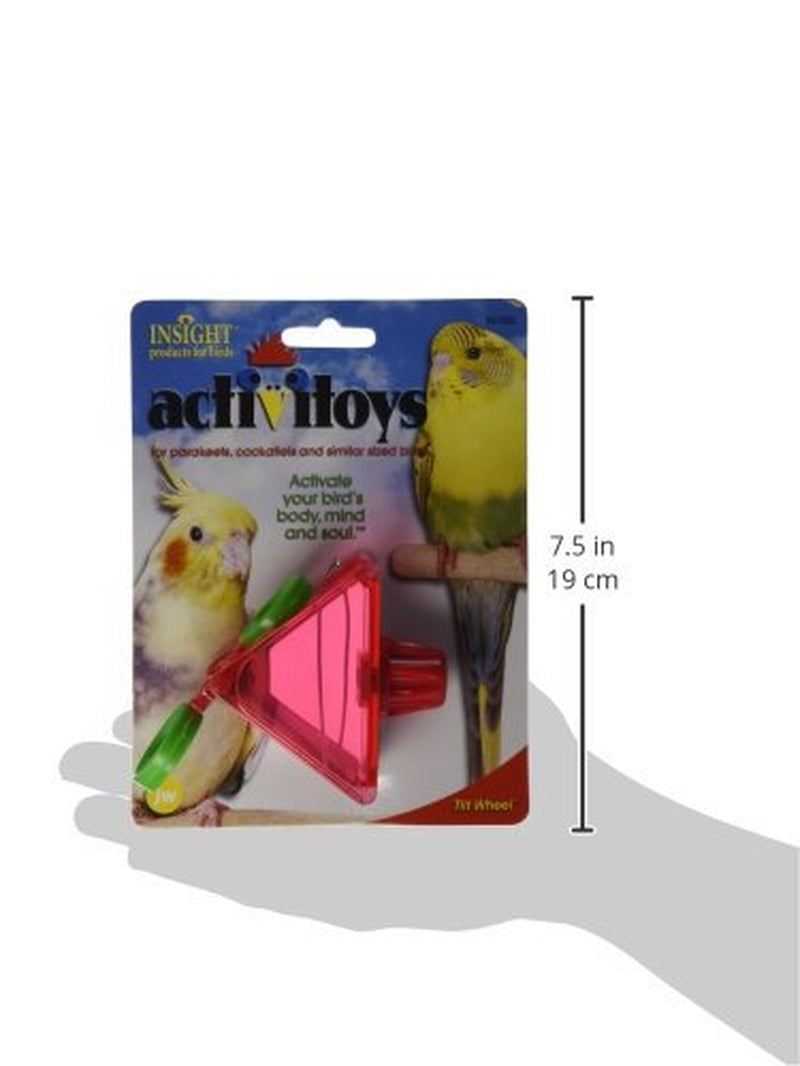 JW Insight Tilt Wheel Bird Toy Tilt Wheel Bird Toy Animals & Pet Supplies > Pet Supplies > Bird Supplies > Bird Toys Jw Pet Company