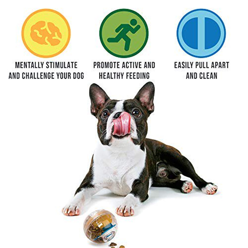 Ourpets Pet Zone Interactive IQ Treat Ball Dog Toy, 3" Animals & Pet Supplies > Pet Supplies > Dog Supplies > Dog Toys Pet Zone