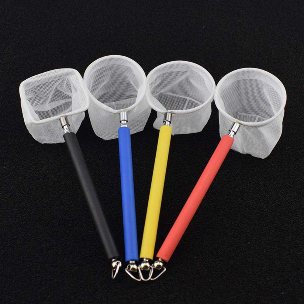 SUNRI Aquarium Retractable 3D Stainless Steel Fishnet Pocket Shrimp Catching Fish Tank Cleaning Net round / Square Shape Optional Gadgets Accessories Animals & Pet Supplies > Pet Supplies > Fish Supplies > Aquarium Fish Nets SUNRI