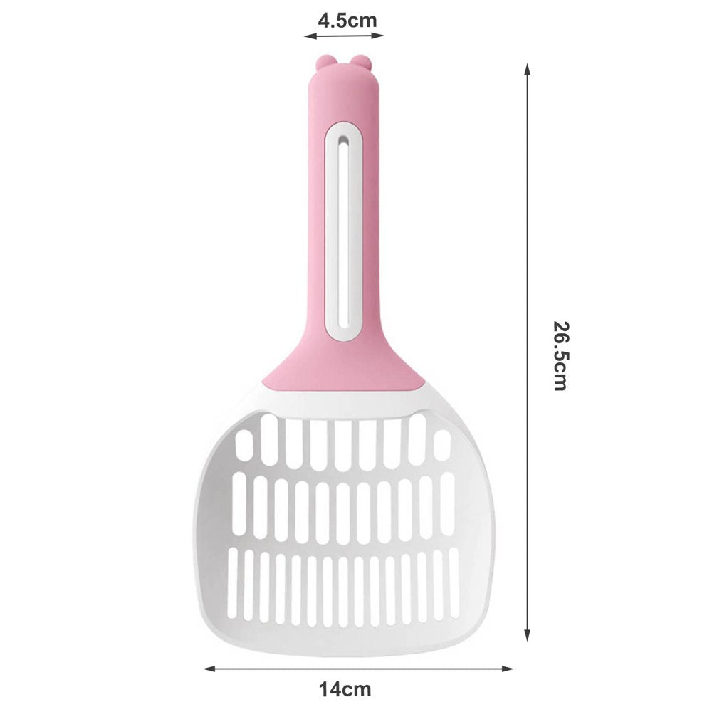Pet Enjoy Large Cat Litter Scoop,Pp Cat Litter Shovel for Kitty Litter Boxes,Stable Long Handle Hollow Design Easy Filtration Cat Litter Box Cleaner Animals & Pet Supplies > Pet Supplies > Cat Supplies > Cat Litter Pet Enjoy