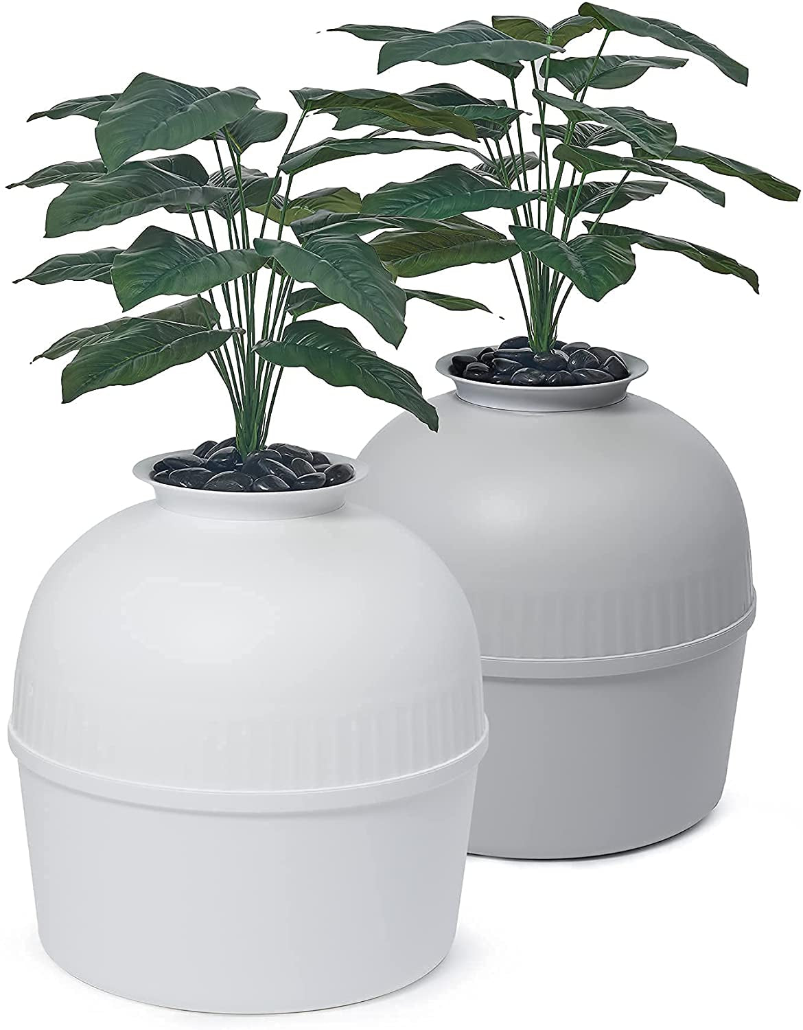 Secret Litter Box by MZDXJ - Hidden Litter Box Enclosure with Odor Control Carbon Filter, Faux Plant and Real Stones, Perfect for Large Cats Animals & Pet Supplies > Pet Supplies > Cat Supplies > Cat Furniture MZDXJ