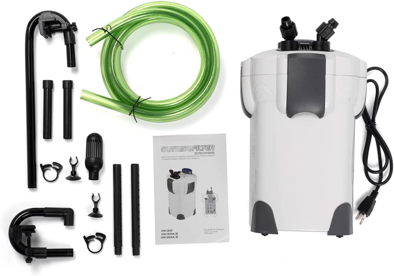 CNZ HW-302 265GPH Aquarium Canister Filter with Meida Kits Animals & Pet Supplies > Pet Supplies > Fish Supplies > Aquarium Filters CNZ