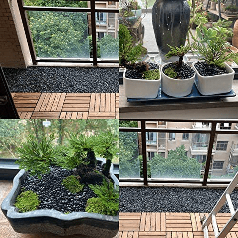 18 Pounds Decorative Pebbles Small Black Stones Aquarium Gravel River Rock, Natural Polished Decorative Gravel,Garden Ornamental Pebbles Rocks,Black Decorative Stones,Black Pebbles, Decor (Black) Animals & Pet Supplies > Pet Supplies > Fish Supplies > Aquarium Gravel & Substrates BLQH