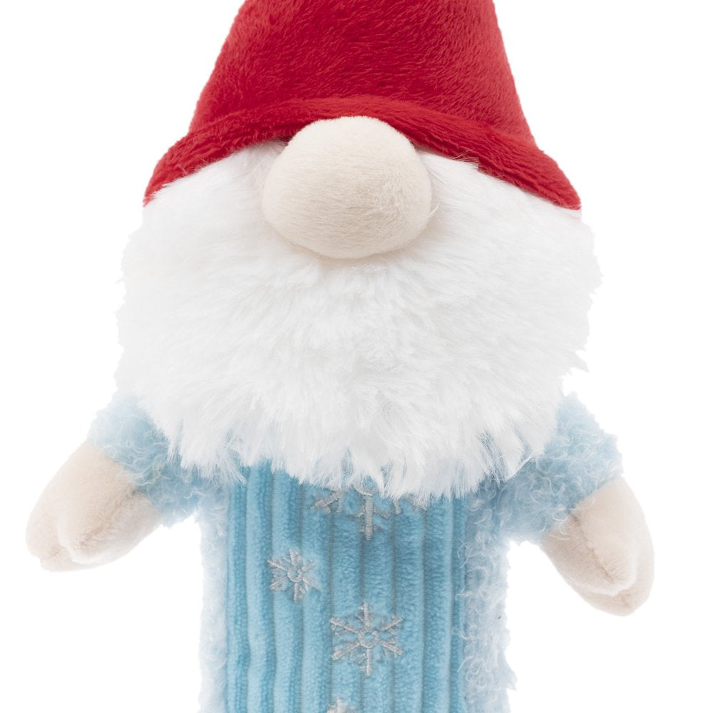 Vibrant Life Holiday 9.5 Inch Stuffed Plush Squeaky Christmas Gnome Stick Dog Toy Animals & Pet Supplies > Pet Supplies > Dog Supplies > Dog Toys Dan Dee International