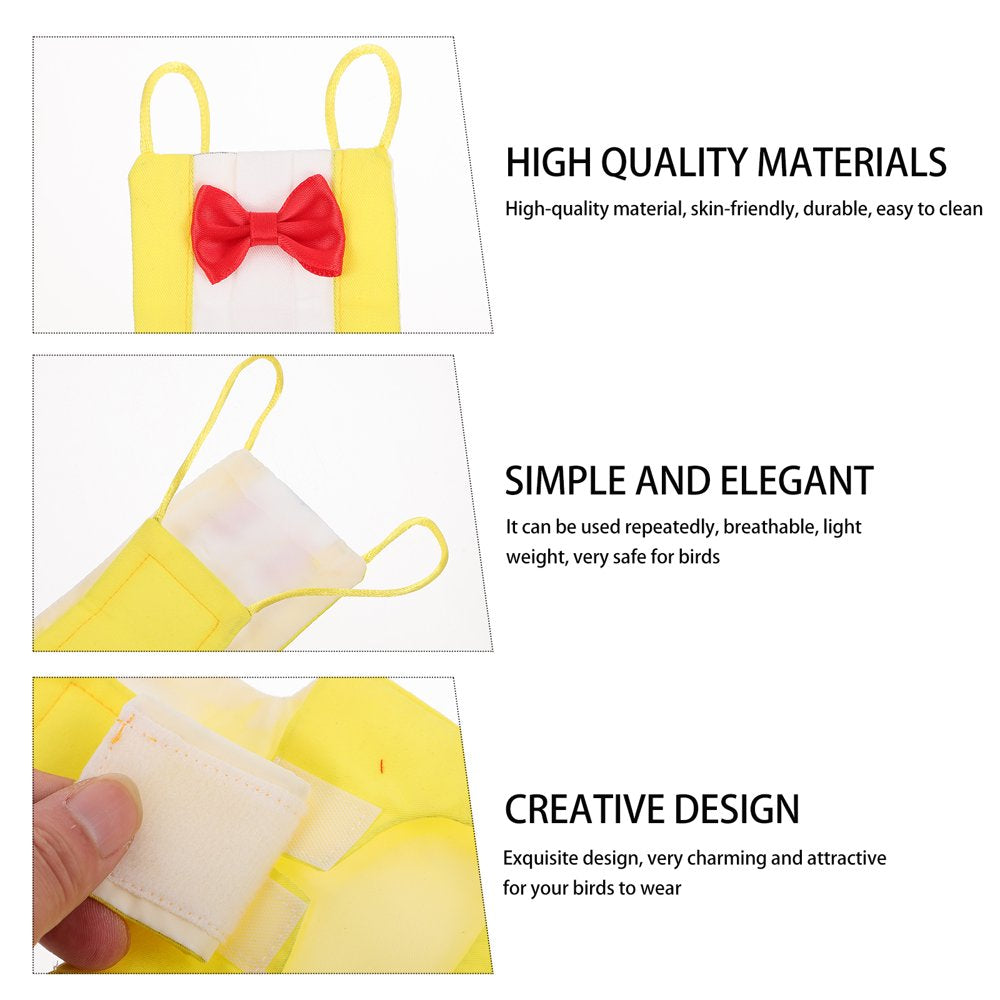 Parrot Flight Suit Pet Diapers Cockatiel Bird Conure Pigeon Costume Liners Nappy Avian Pads Pee Diaper Suits Birds Animals & Pet Supplies > Pet Supplies > Dog Supplies > Dog Apparel HOMEMAXS