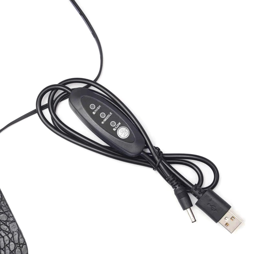 USB Reptile Leather Heating Pad, Bending Resistant Constant Temperature Heating Pad for Reptiles Tortoise Snakes Lizard Gecko Hermit Crab Turtle Amphibians YIYING