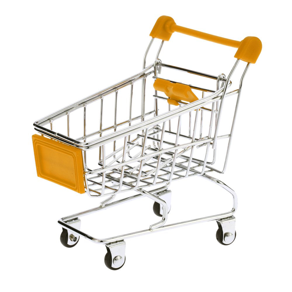 Cute Metal Mini Shopping Cart Pet Bird Parrot Toy for Conures Parakeet Lovebirds Cockatiel Animals & Pet Supplies > Pet Supplies > Bird Supplies > Bird Toys Anself