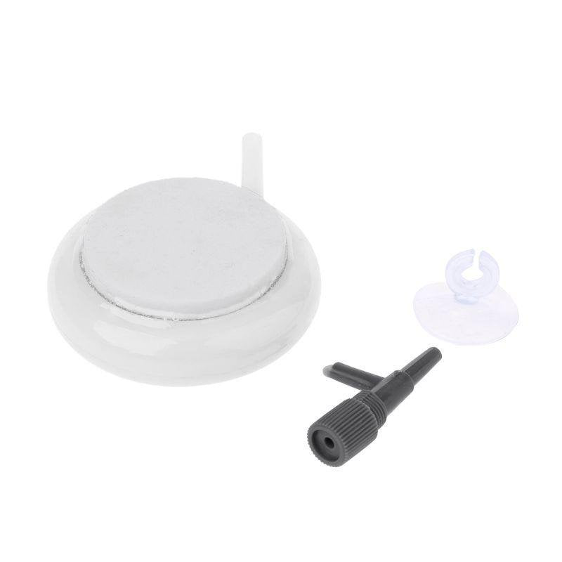OOKWE Aquarium Air Stone Fish Tank Bubbler Air Stone Disk Oxygen Pump Diffuser Animals & Pet Supplies > Pet Supplies > Fish Supplies > Aquarium Air Stones & Diffusers OOKWE S White