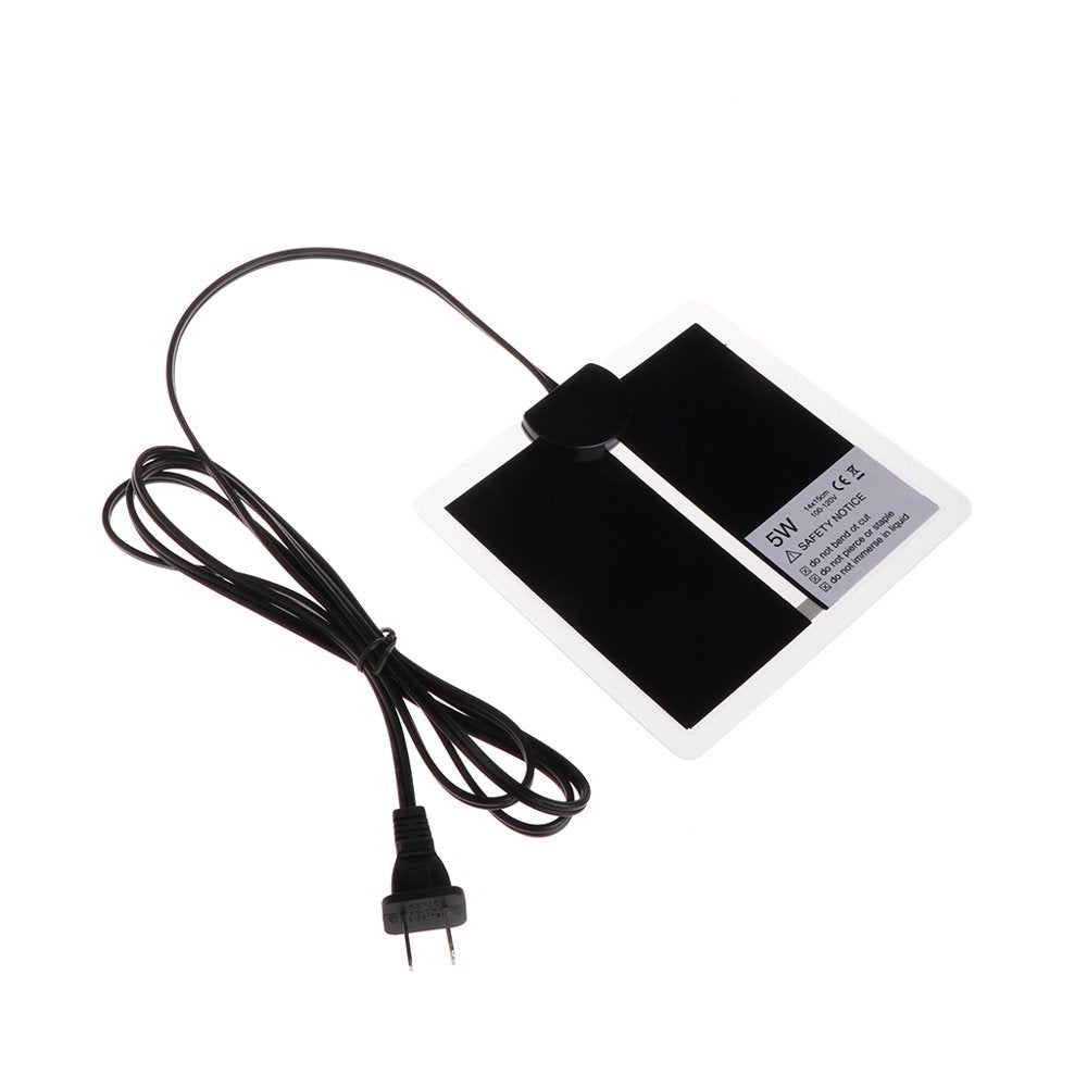 Pet Heating Mat Warmer Amphibians Bed Reptile Brooder Incubator 100-120V US Plug Animals & Pet Supplies > Pet Supplies > Reptile & Amphibian Supplies > Reptile & Amphibian Substrates STAGA